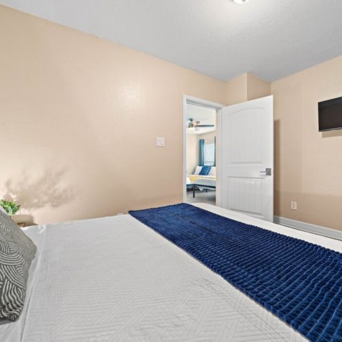 TVs included in all bedrooms.