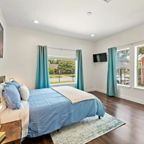 TVs included in all bedrooms.