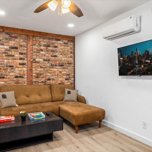 Comfy and homely.