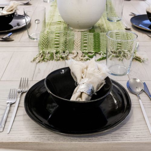 Good quality tableware.