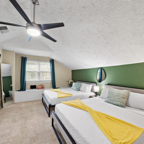 TV included in all bedrooms.