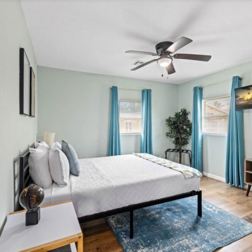 TVs included in all bedrooms.