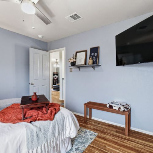 Smart TV included in all bedrooms.