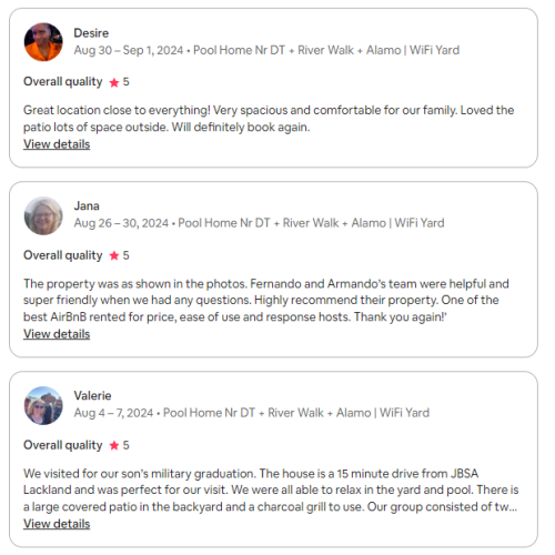 Still not sure? Take a look at the reviews from our past guests.