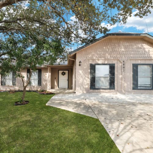 An exterior view of our lovely home. Can't wait to host you.