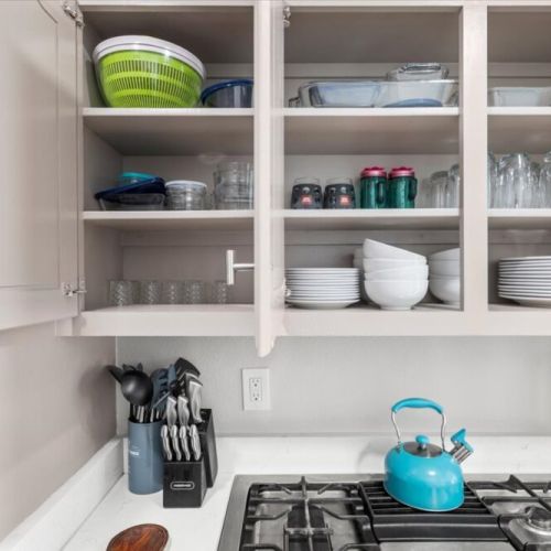 Kitchen is fully equipped so that you can feel like home for long stays.