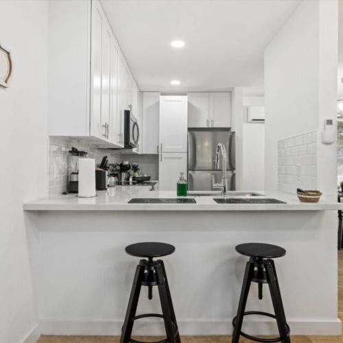 Two bar stools for your convenience!