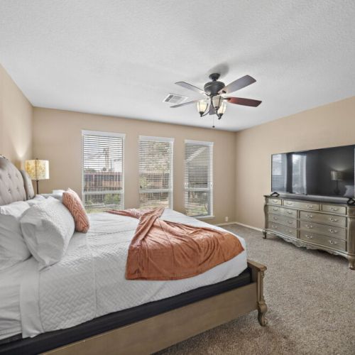 TVs included in all bedrooms.