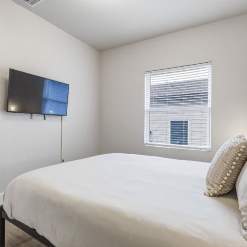 Smart TVs included in all bedrooms.