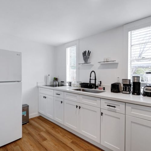 Luminous kitchen.