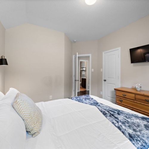 TVs included in all bedrooms.
