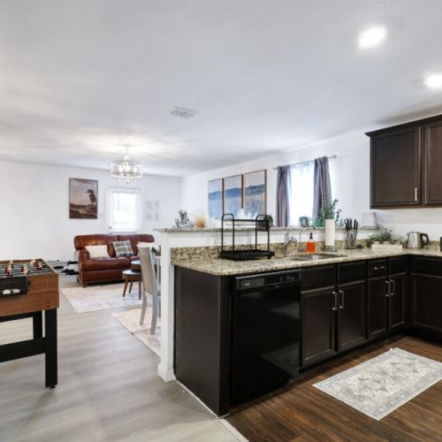 Stainless steel appliances.
