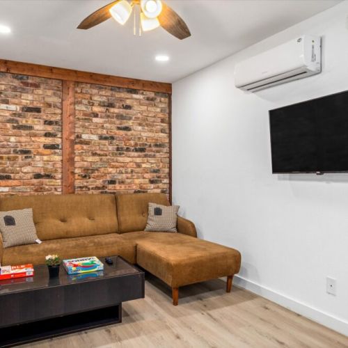 Comfy and homely.