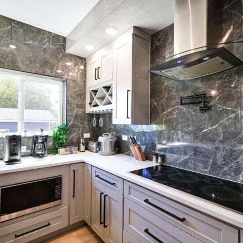 Our beautiful chefs kitchen to whip up amazing meals for the whole group.