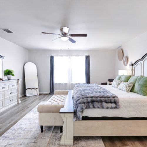 We have added a comfortable bench for your comfort.