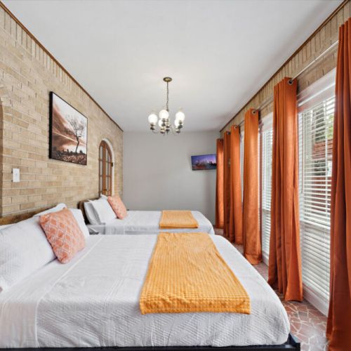 TVs included in all bedrooms.