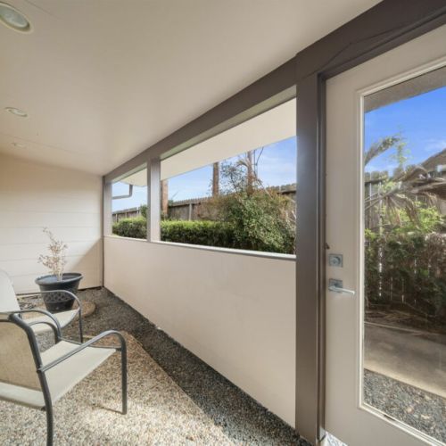 All bedrooms have private patios to enjoy a morning coffee.