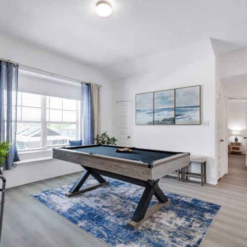 Plenty of natural light and enough space.