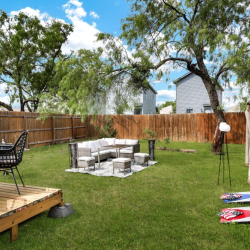 Enough space for your furry friends too.