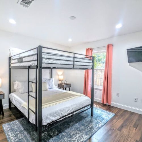 TVs included in all bedrooms.