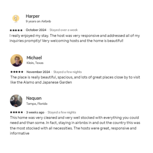 Still not sure? Take a look at the reviews from our past guests.