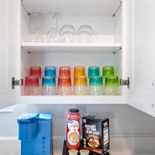Coffee station.