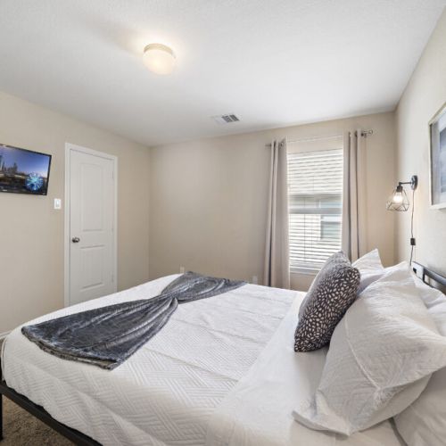 TVs included in all bedrooms.