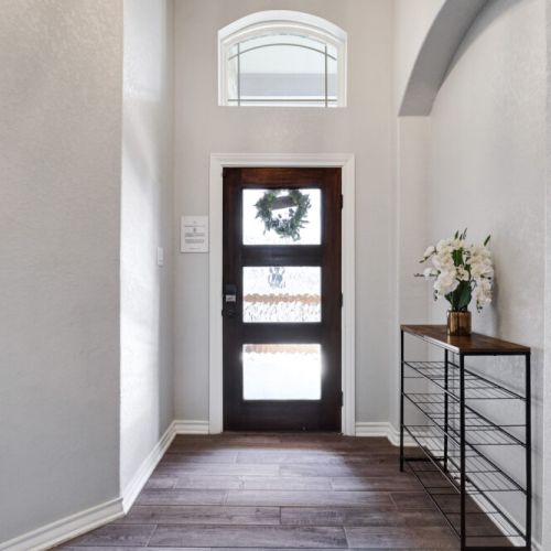The first step into your relaxing retreat.