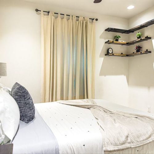 Covered with high-quality linens.