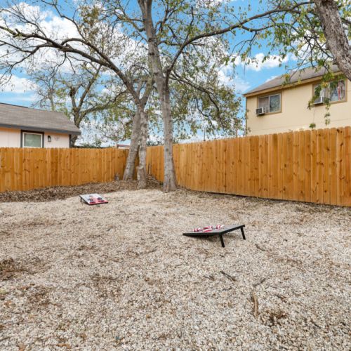 Huge backyard!