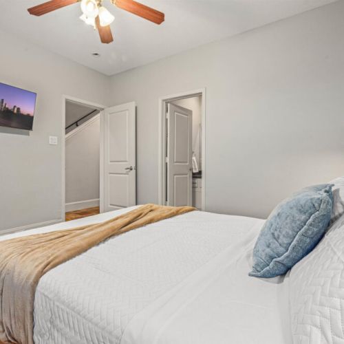 TVs included in all bedrooms.