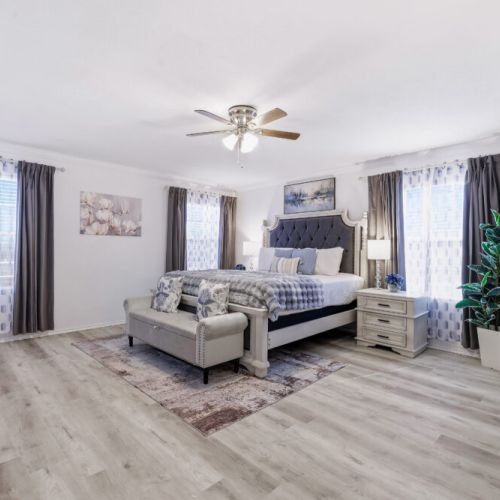 Storage bench added for your maximum comfort.