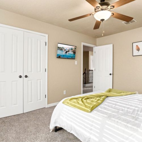 TVs included in all bedrooms.