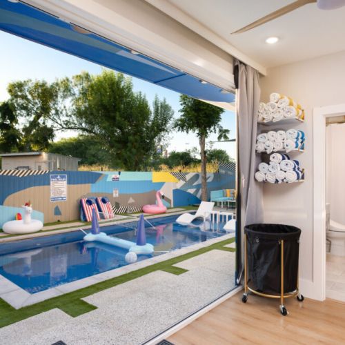 Plenty of towels so you don't have to worry