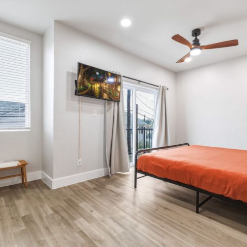 Smart TVs included in all bedrooms.