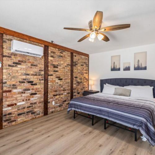 Bedroom with king size bed!