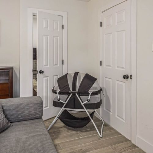 Bassinet included for your family convenience.