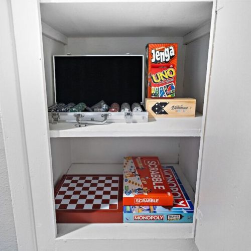 Board games and poker set to keep your friends and family entertained.
