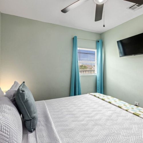 TVs included in all bedrooms.