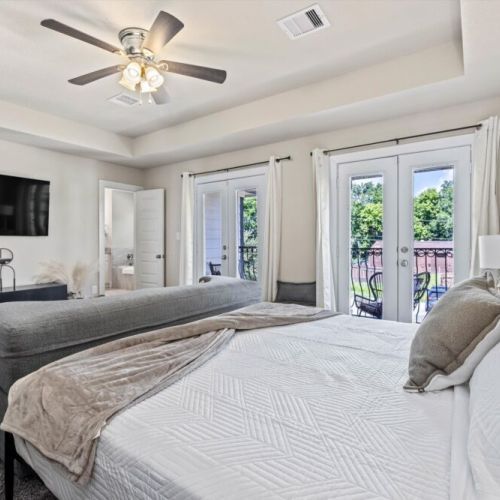 TVs included in all bedrooms.