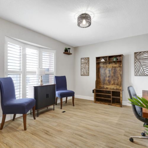 Spacious and full of natural light.