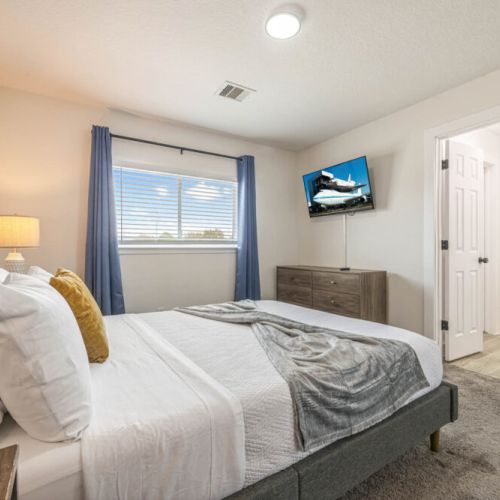 TVs included in all bedrooms.