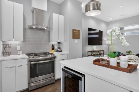 Stainless steel appliances.
