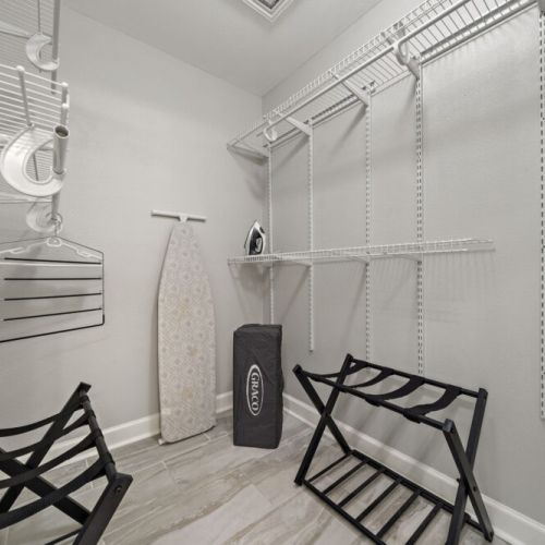 Huge walk-in closet.