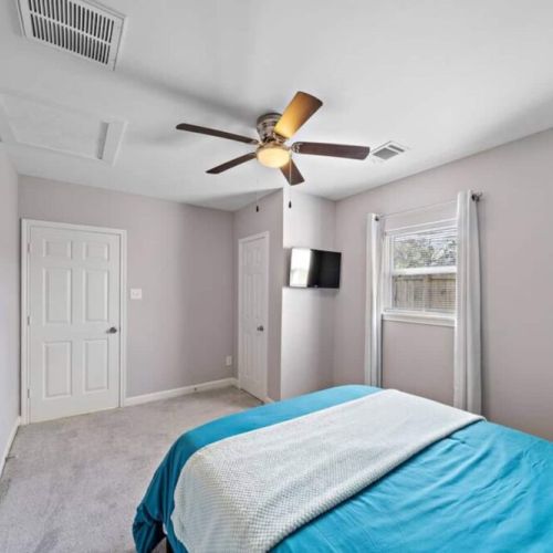 TVs included in all bedrooms.