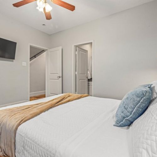 TVs included in all bedrooms.