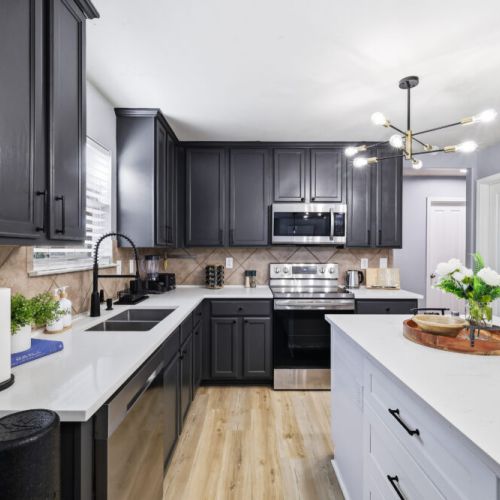 Enough space to prepare a delicious meal for your whole group.