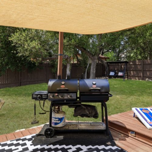 We’ve added a gas grill so you can enjoy amazing al fresco meals outdoors.