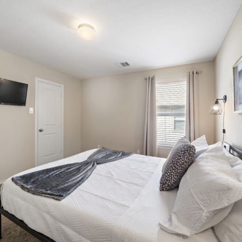 TVs included in all bedrooms.