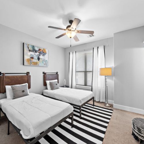 TVs included in all bedrooms.